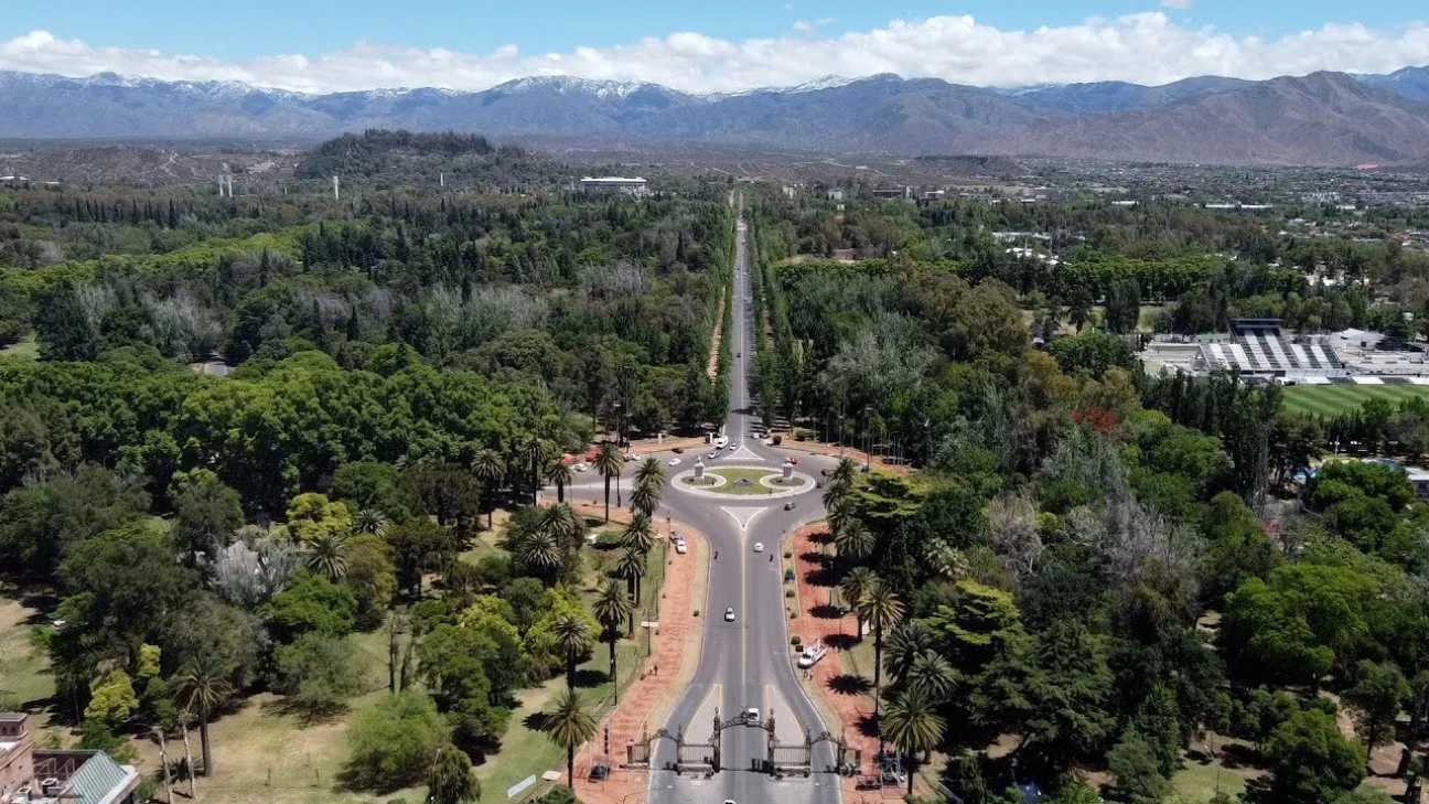 Parque General San Martín en la ciudad de Mendoza